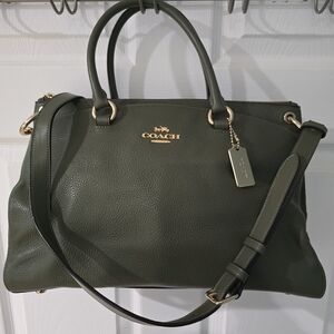 Coach Olive Leather Satchel